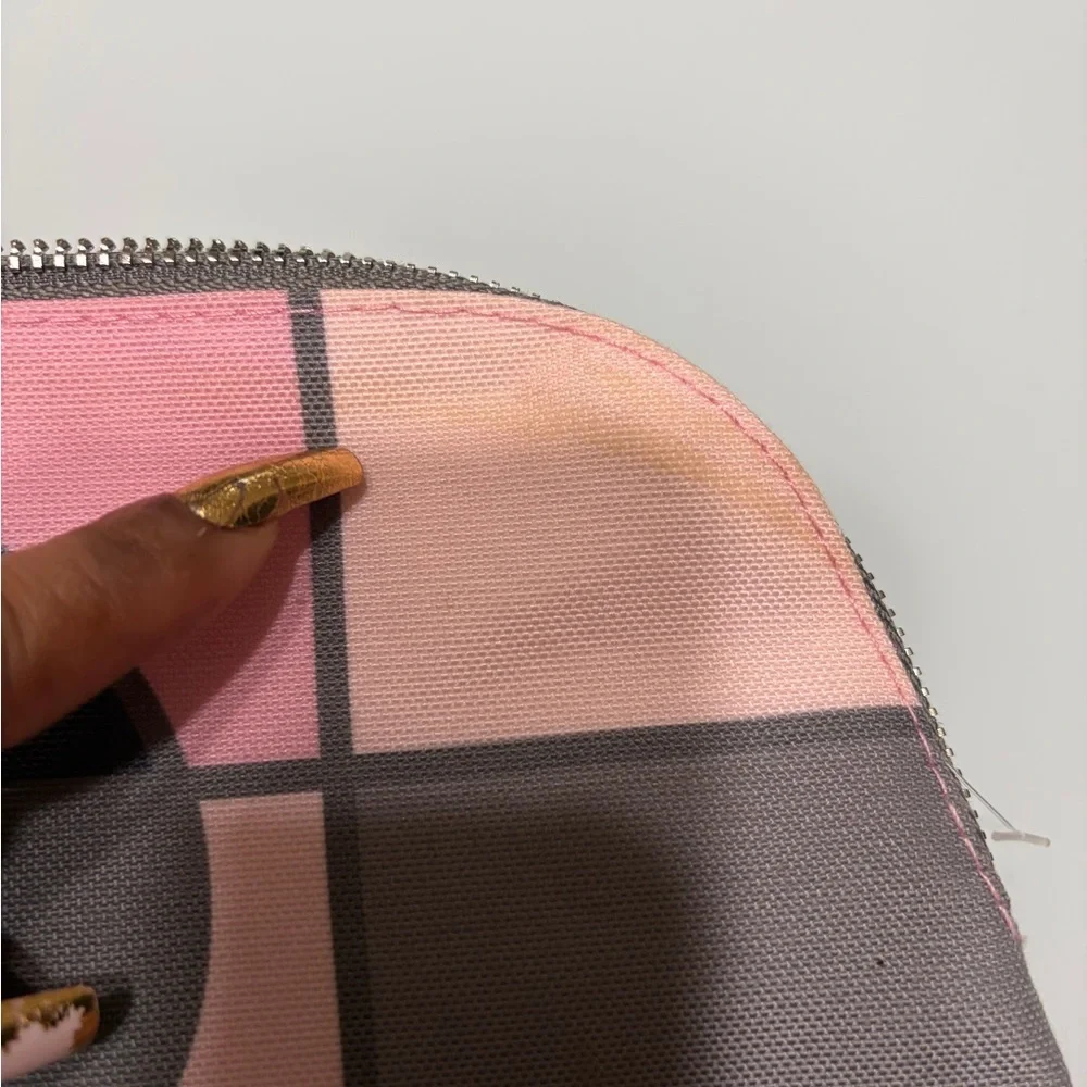 SJP by Sarah Jessica Parker Pink and Black Cosmetic Bag